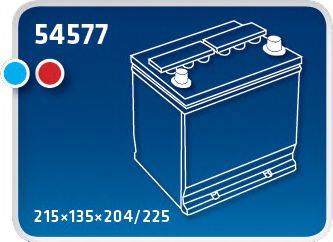IPSA 54577 Стартерна акумуляторна батарея