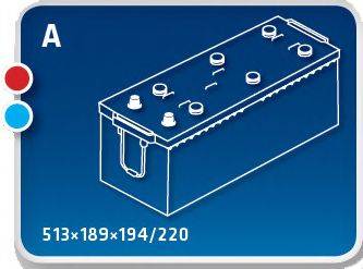 IPSA 63530 Стартерна акумуляторна батарея