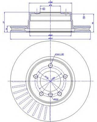 CAR BS 8490 гальмівний диск