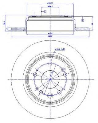 CAR BS 6047 гальмівний диск