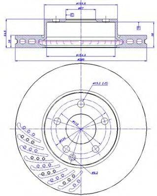 CAR BS 7252 гальмівний диск