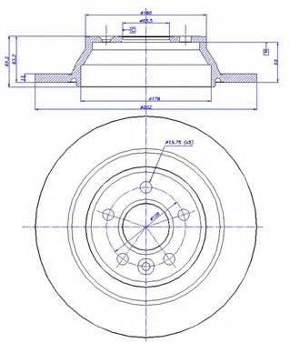 CAR MDC2033 гальмівний диск