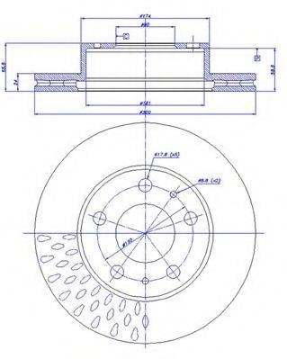 CAR BS 8530 гальмівний диск