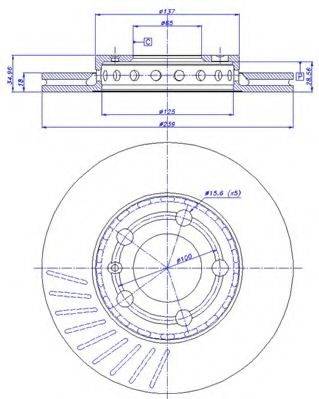 CAR BS 8569 гальмівний диск