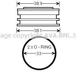AVA QUALITY COOLING 980029 Кришка / захисний ковпак