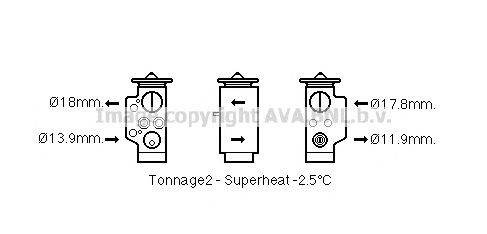 AUDI 7L0820679C Розширювальний клапан, кондиціонер