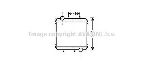 GERI 16020 Радіатор, охолодження двигуна