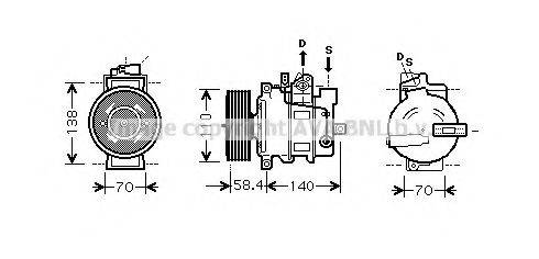 NRF 32513 Компресор, кондиціонер