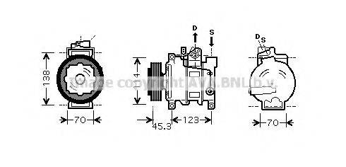 NRF 32505 Компресор, кондиціонер
