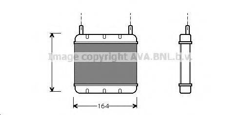 AVA QUALITY COOLING AU6053 Теплообмінник, опалення салону