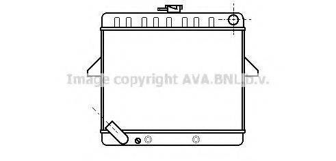 AVA QUALITY COOLING BD2009 Радіатор, охолодження двигуна