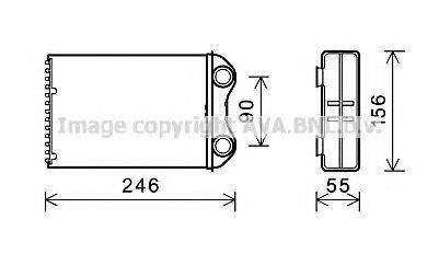 MINI 6411.1.497.527 Теплообмінник, опалення салону