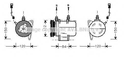 KAGER 920395 Компресор, кондиціонер