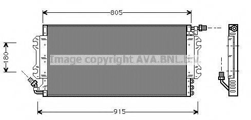 AVA QUALITY COOLING CT5017 Конденсатор, кондиціонер