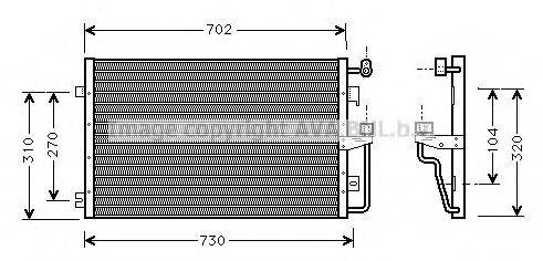 AVA QUALITY COOLING CT5027 Конденсатор, кондиціонер