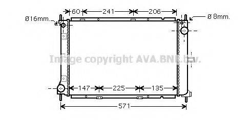 BLUE PRINT ADN19876C Радіатор, охолодження двигуна