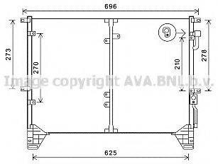SSANGYONG 6840008C00 Конденсатор, кондиціонер