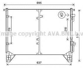 SSANGYONG 6840008200 Конденсатор, кондиціонер