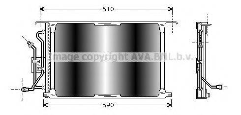 FORD 1051605 Конденсатор, кондиціонер