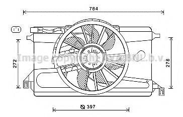 FORD 1521637 Вентилятор, охолодження двигуна