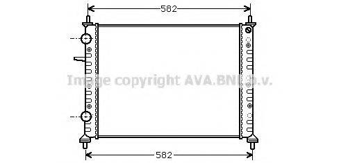 AVA QUALITY COOLING FT2158 Радіатор, охолодження двигуна