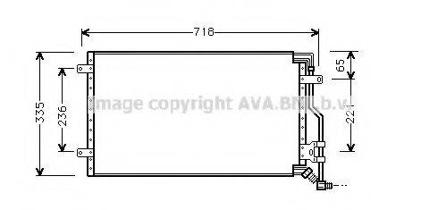 MAHLE ORIGINAL BC109 Конденсатор, кондиціонер