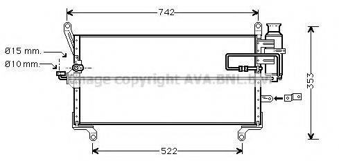 AVA QUALITY COOLING FT5216 Конденсатор, кондиціонер