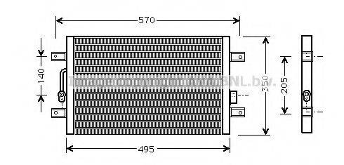 AVA QUALITY COOLING FT5240 Конденсатор, кондиціонер