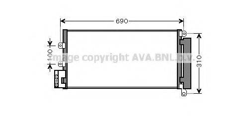 AVA QUALITY COOLING FT5356 Конденсатор, кондиціонер