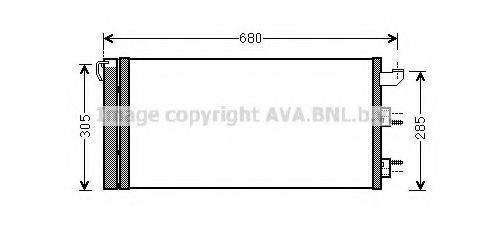 AVA QUALITY COOLING FT5406 Конденсатор, кондиціонер