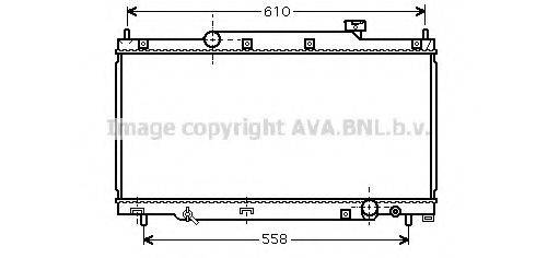 BLUE PRINT ADH29850C Радіатор, охолодження двигуна
