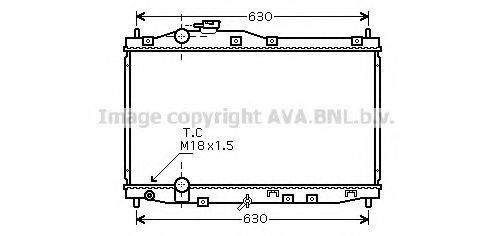 NPS H156A65 Радіатор, охолодження двигуна