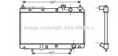 BLUE PRINT ADH29859 Радіатор, охолодження двигуна