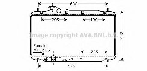 BLUE PRINT ADH29877C Радіатор, охолодження двигуна