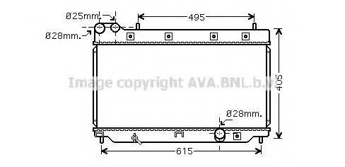 BLUE PRINT ADH29890 Радіатор, охолодження двигуна