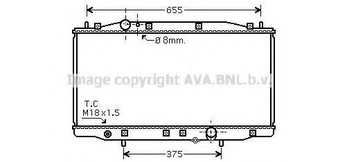 BLUE PRINT ADH29876C Радіатор, охолодження двигуна