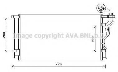 AVA QUALITY COOLING HY5298 Конденсатор, кондиціонер