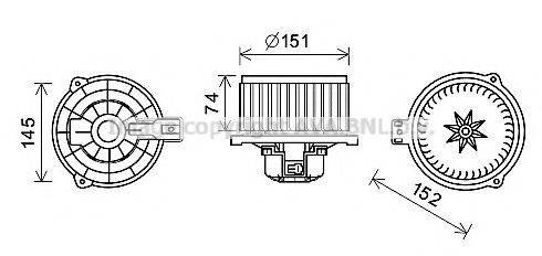 HYUNDAI 971263Z900 Електродвигун, вентиляція салону