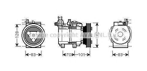 ELSTOCK 510744 Компресор, кондиціонер