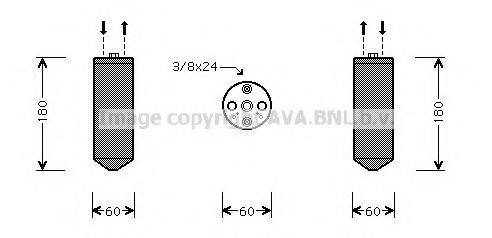 AVA QUALITY COOLING ISD029 Осушувач, кондиціонер
