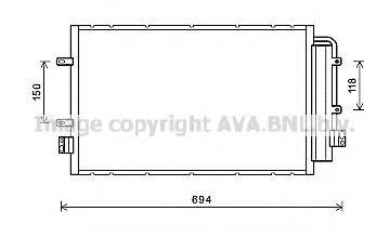 AVA QUALITY COOLING IV5127 Конденсатор, кондиціонер