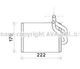 MAHLE ORIGINAL 350218249000 Теплообмінник, опалення салону