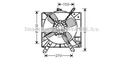 KAGER 322250 Вентилятор, охолодження двигуна