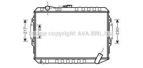 BLUE PRINT ADC49842 Радіатор, охолодження двигуна