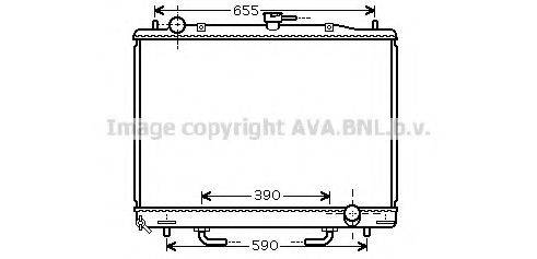 BLUE PRINT ADC49826 Радіатор, охолодження двигуна