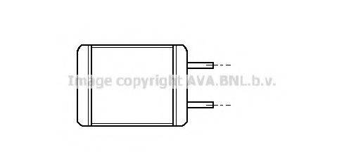 MAZDA B00176405 Теплообмінник, опалення салону