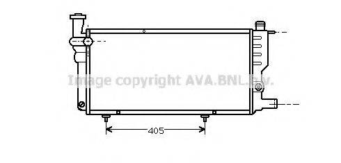 AVA QUALITY COOLING PE2005 Радіатор, охолодження двигуна