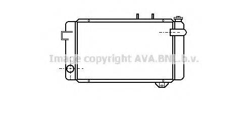 AVA QUALITY COOLING RT2029 Радіатор, охолодження двигуна