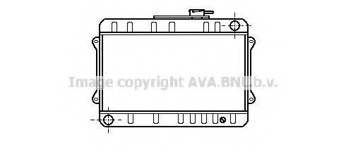 AVA QUALITY COOLING SM2001 Радіатор, охолодження двигуна