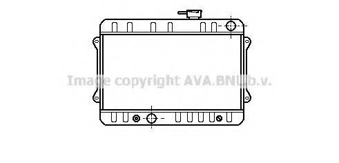 AVA QUALITY COOLING SM2002 Радіатор, охолодження двигуна
